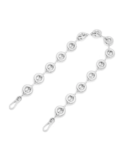 Loewe Donut Chain Bag Strap In Silver