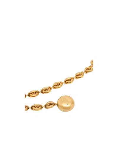 Loewe Donut Chain Belt In Nude