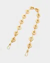Loewe Donut Chain Shoulder Strap In Gold