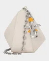 Loewe Donut Chain Shoulder Strap In Stainless Steel In Gold