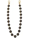 Loewe Donut Chain Strap In Black