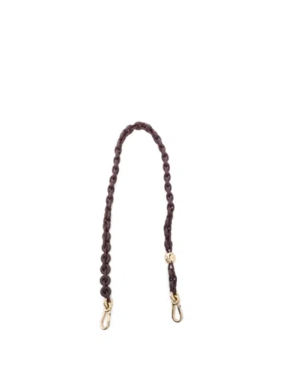 Loewe Donut Chain Strap In Red