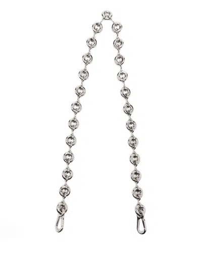 Loewe Donut Chain Strap In Silver