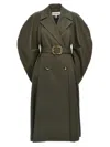 Loewe Double-breasted Drill Trench Coat