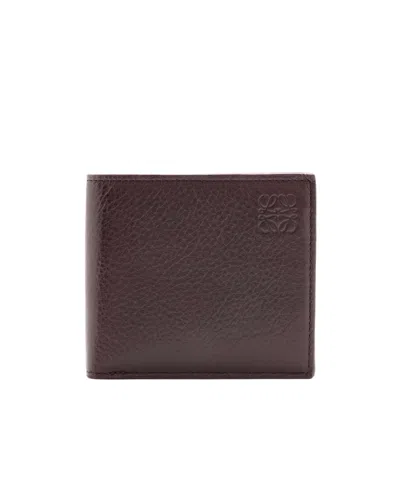 Loewe Double-fold Wallet In Black