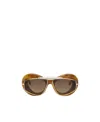 Loewe Double-frame Sunglasses In Brown