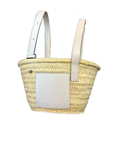 Loewe Double Handle Handbag In Nude
