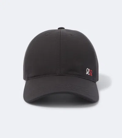 LOEWE DOUBLE L COTTON BASEBALL CAP