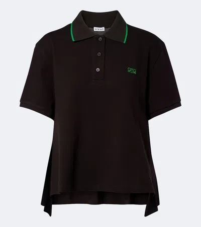 Loewe Polo In Cotton In Brown