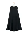 Loewe Double Layer Dress In Black