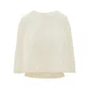 Loewe Double-layer Knitted Top In White