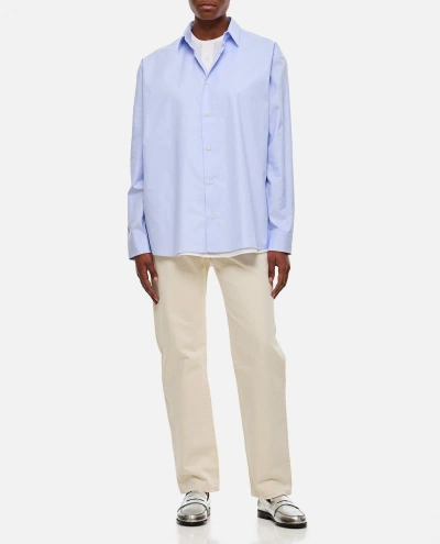 Loewe Double Layer Shirt In Sky Blue
