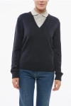 Loewe Double-layered Pullover With Polo Detail