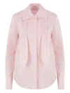 Loewe Light Pink Front Pleated Shirt