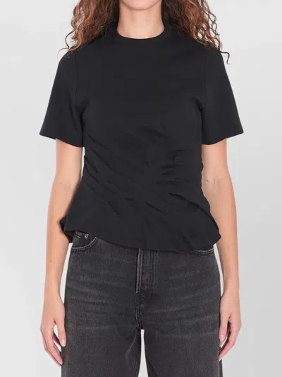 LOEWE DRAPED CREW NECK TOP