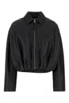 Loewe Draped Zip Jacket In Black