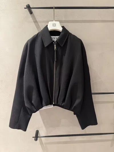 Loewe Draped Jacket In Gray