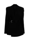 Loewe Draped Jacket In Black