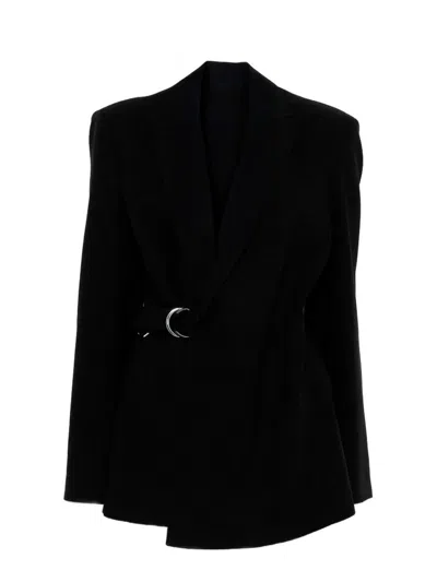 Loewe Draped Jacket In Black