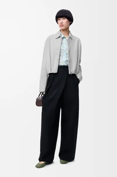 LOEWE VESTE DRAPÉE EN VELOURS TAILLE: 38 POUR FEMME