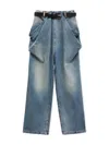 LOEWE DRAPED JEANS IN DENIM