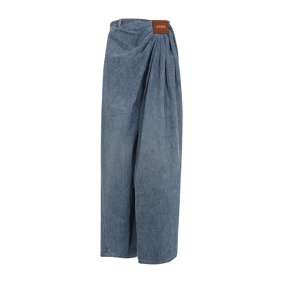 Loewe Draped Jeans Women