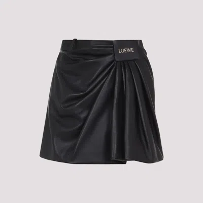 LOEWE DRAPED MIDI SKIRT