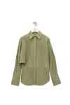 Loewe Draped Shirt In Gray