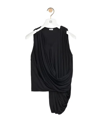 LOEWE DRAPED TOP IN VISCOSE