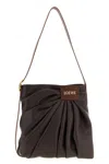 Loewe Draped Tote Shoulder Bag Crossbody Bags Brown In Brown