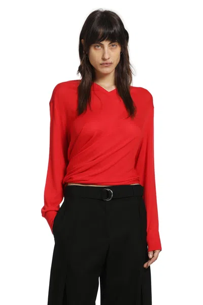 Loewe Draped Wool Sweater