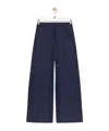 Loewe Drawstring Casual Pants In Blue