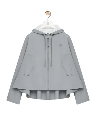 LOEWE HOODED JACKET IN COTTON