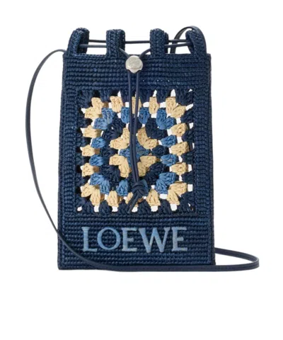 Loewe Drawstring Shoulder Bag In Blue