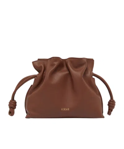 Loewe Drawstring Shoulder Bag In Brown