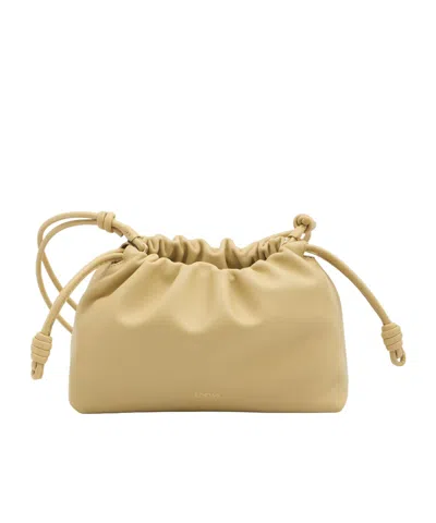 Loewe Medium Flamenco Purse In Mellow Nappa Lambskin In Nude