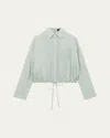 Loewe Drawstring Terry Anagram Blouson Blouse
