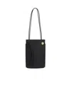 Loewe Dice Pocket Embellished Leather Shoulder Bag In Black