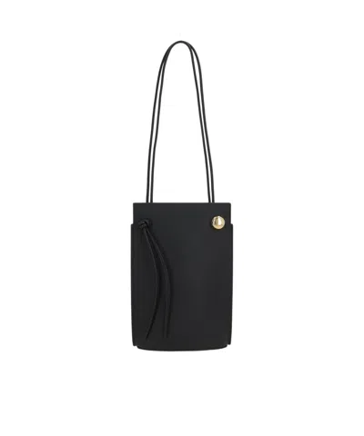 Loewe Drawstring Tote Bag In Black
