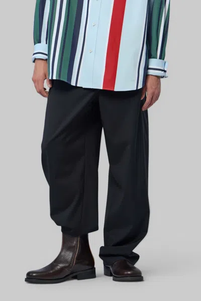 Loewe Drawstring Trousers In Black