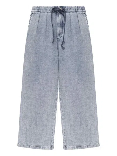 Loewe Drawstring Trousers In Gray