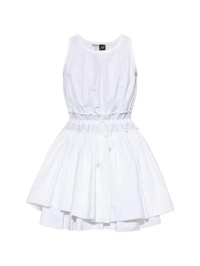 Loewe Dress In Cotton In White
