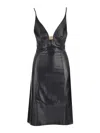 Loewe Dress In Nappa Dresses Black In Black
