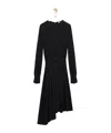 Loewe Dress In Viscose In Black