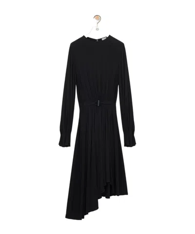 Loewe Dress In Viscose In Black
