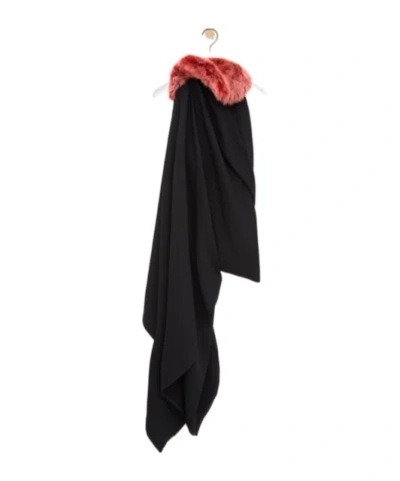 Loewe Dress In Viscose Blend In Black