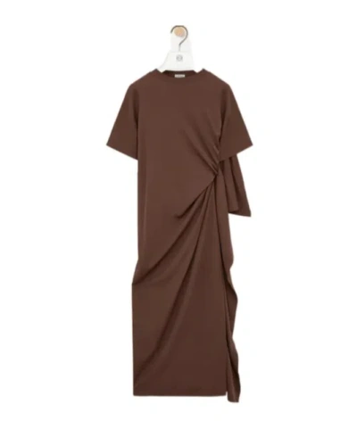 Loewe Dress In Viscose Blend In Multi
