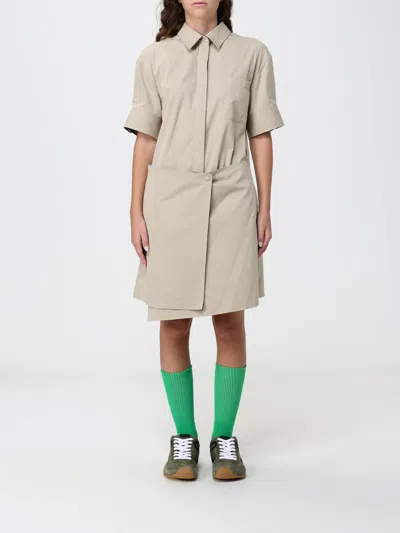 Loewe Dress Woman In Gray