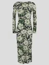 Loewe Floral Dress Dresses Multicolor