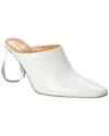 Loewe Leather Pointed Toe Stiletto Pumps In White